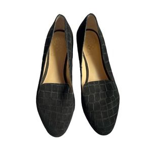 Vince Camuto VP Melley black suede loafers size 6.5